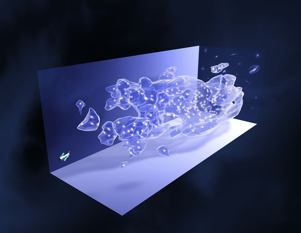 The COSMOS survey (artist's impression)