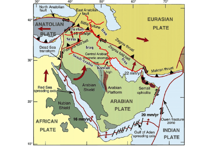 Tectonic-map-of-Saudi-Arabia-and-surroundings-after-Johnson-1998